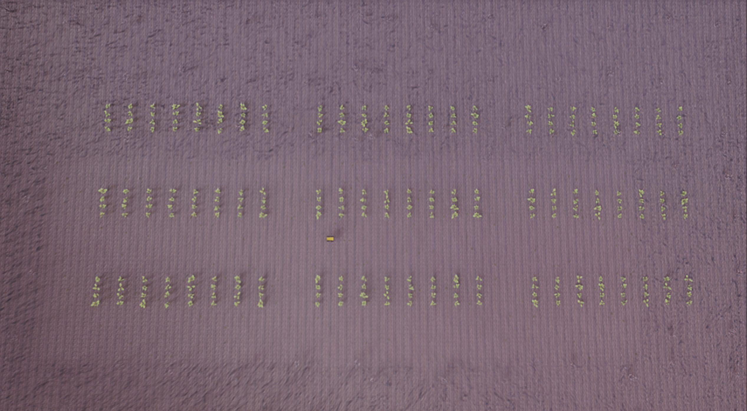 Crop layout example