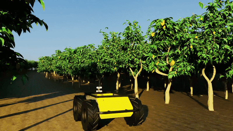 AgriGen: Large-Scale Scene Generation Framework for Photorealistic Agricultural Robotics Simulation